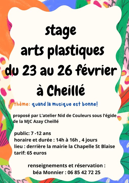 Stage arts plastiques Quand la musique est bonne