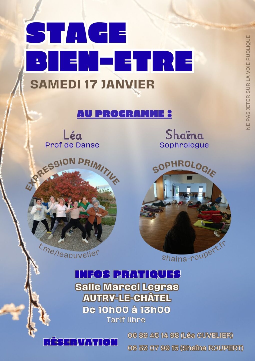 Stage bien-être danse et sophrologie