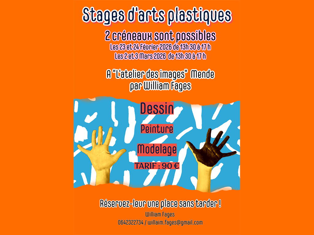 STAGES D'ARTS PLASTIQUES