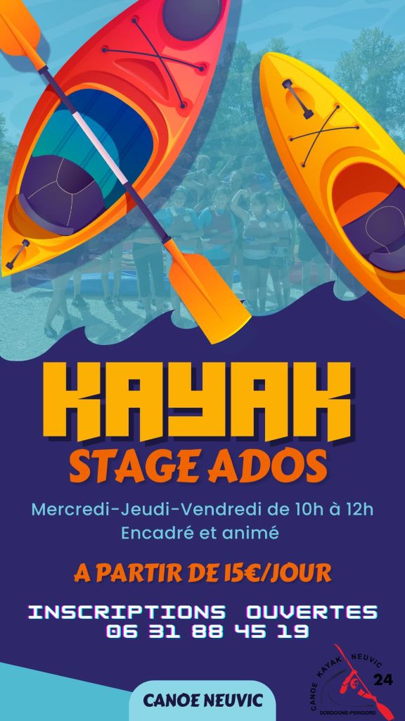 Stages jeunes canoë-kayak