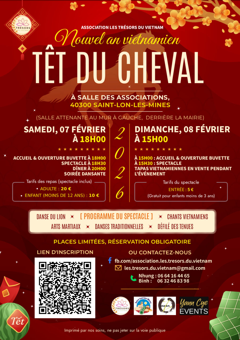 Tết 2026 Fête du Nouvel An Vietnamien