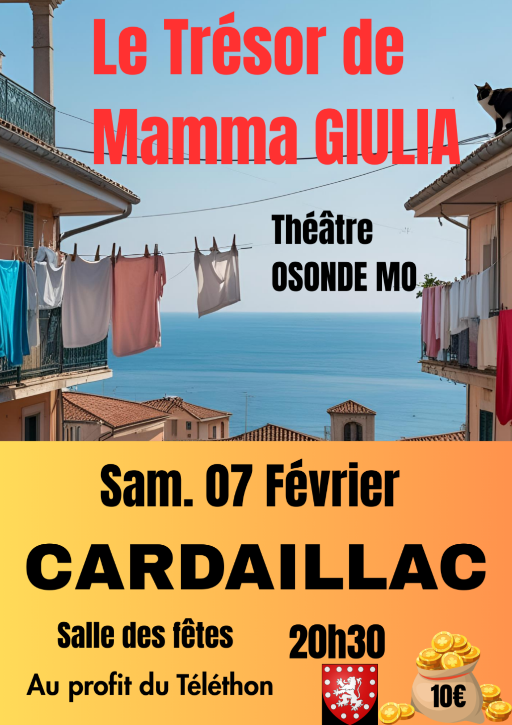 Théâtre à Cardaillac le trésor de Mamma Giulia