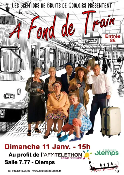 Théâtre À fond de Train au profit du téléthon