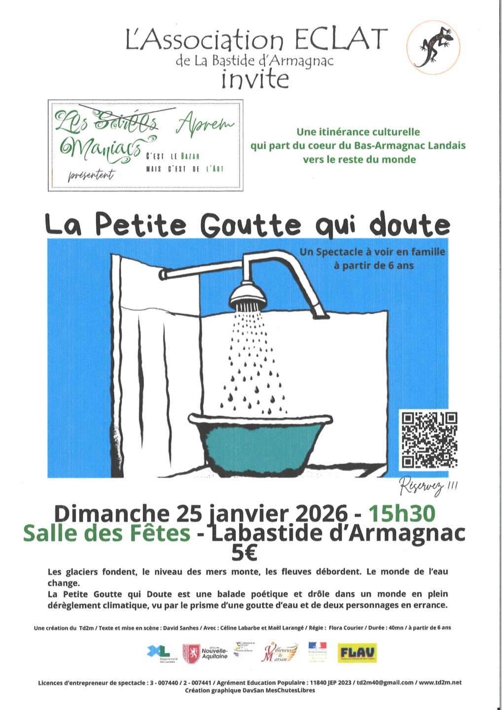 Théâtre en musique La Petite Goutte qui doute