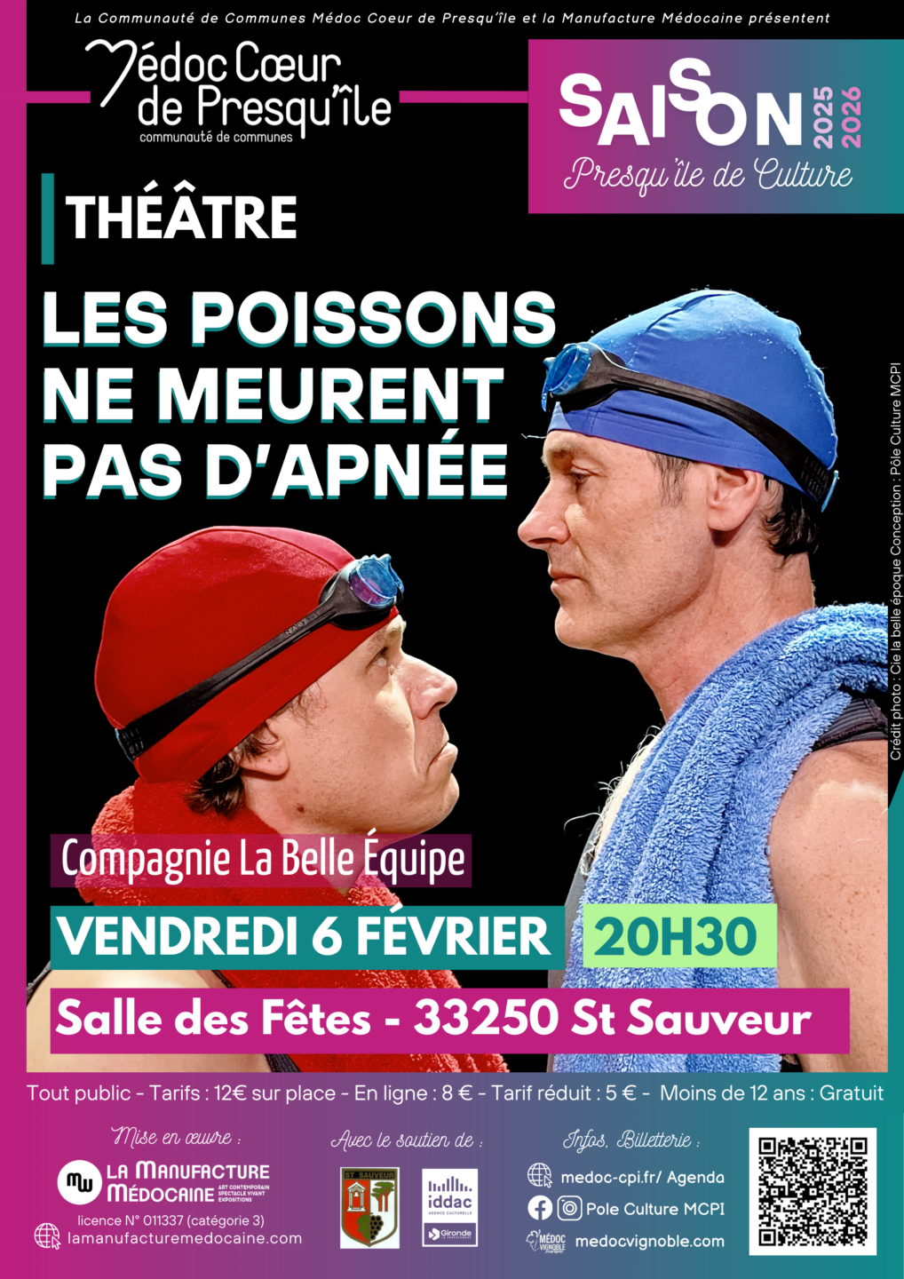 Théâtre Les poissons ne meurent pas d'apnée