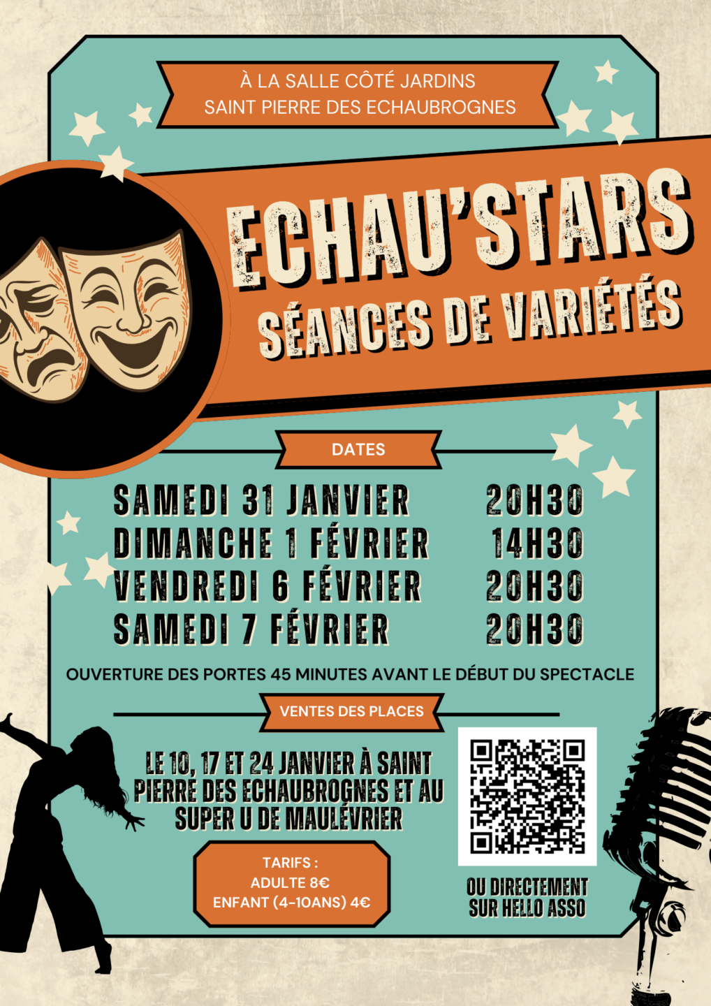 Théâtre Saint Pierre des Echaubrognes