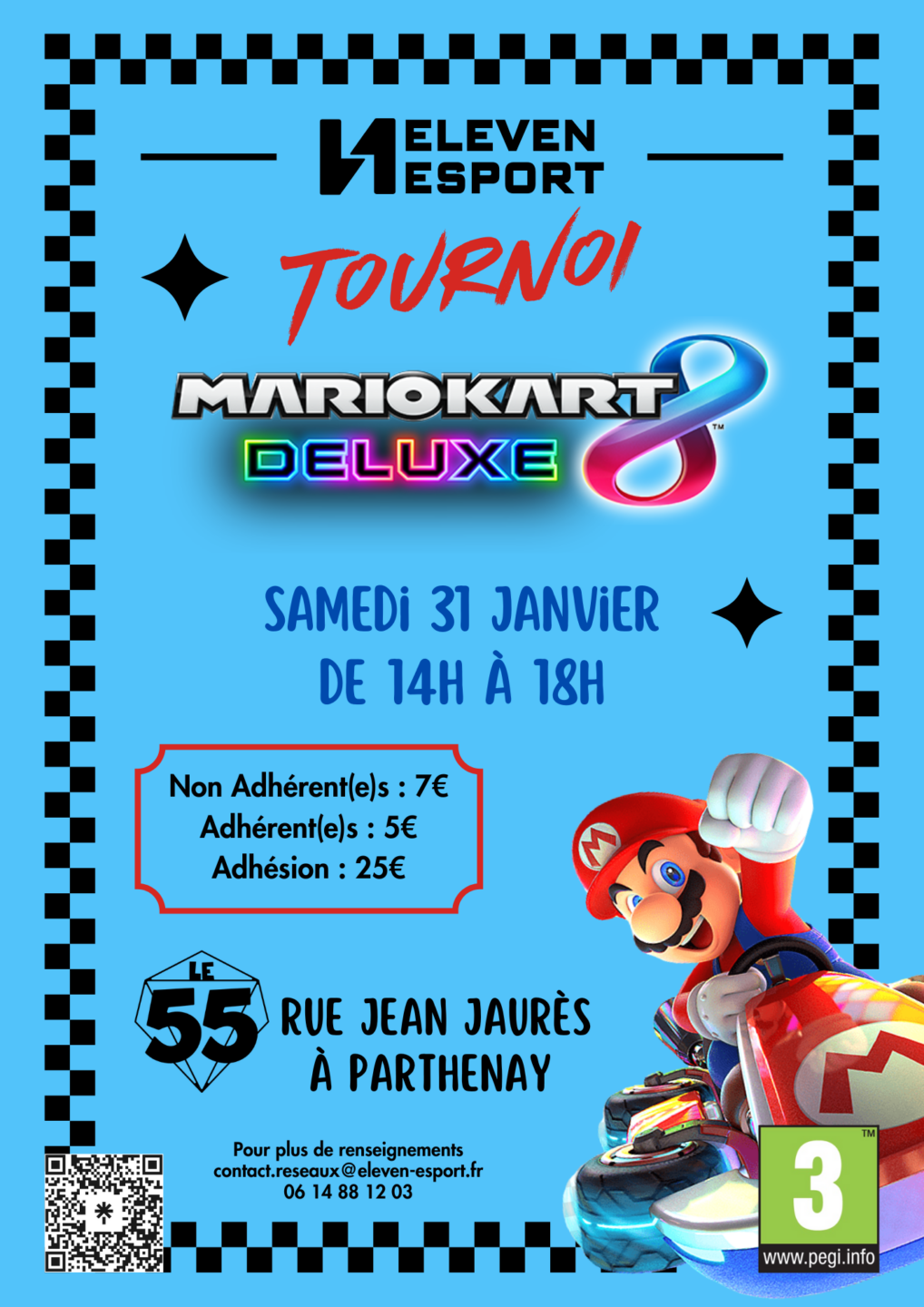 Tournoi Mario Kart 8 Deluxe Le 55, la guilde ludique Parthenay