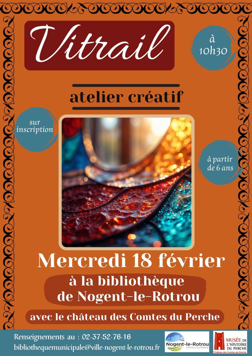 Tout Feu Tout Flamme I Atelier Vitrail du Château Hors les Murs