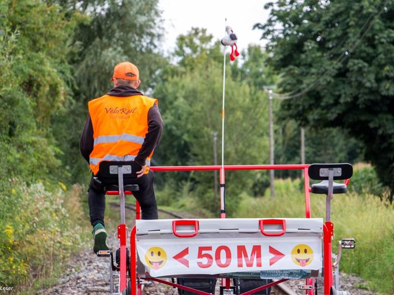 Vélorail au clair de lune