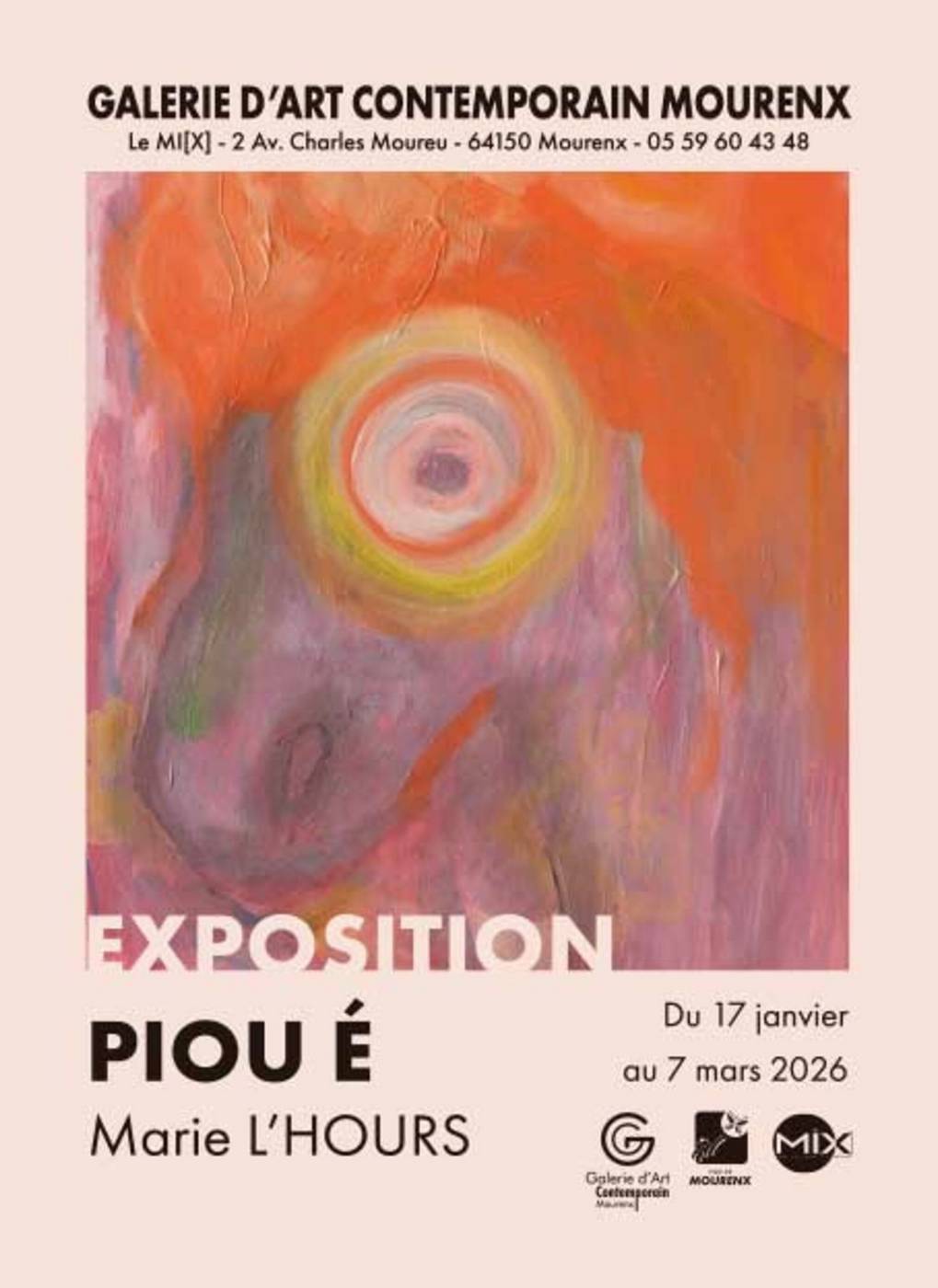 Vernissage de l'exposition PIOU É