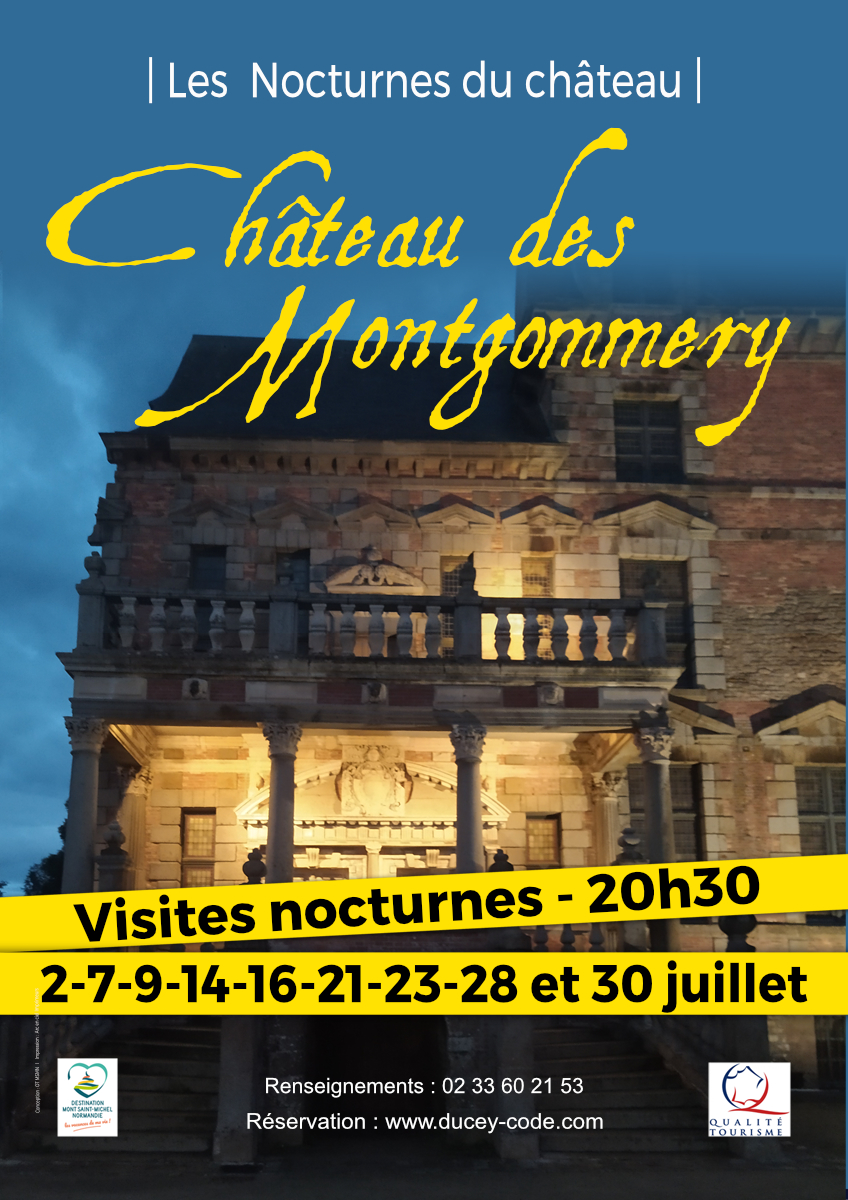 Visite guidée nocturne du château des Montgommery une construction protestante ambitieuse