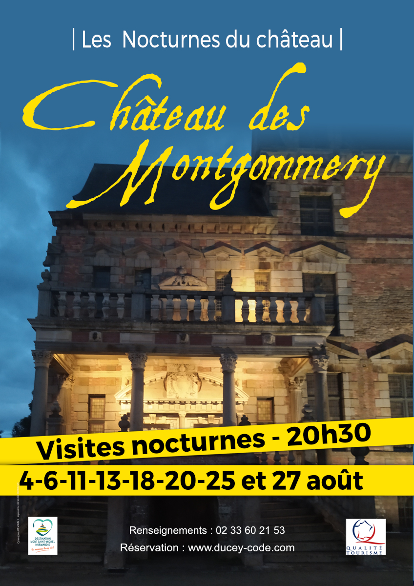 Visite guidée nocturne du château des Montgommery une construction protestante ambitieuse