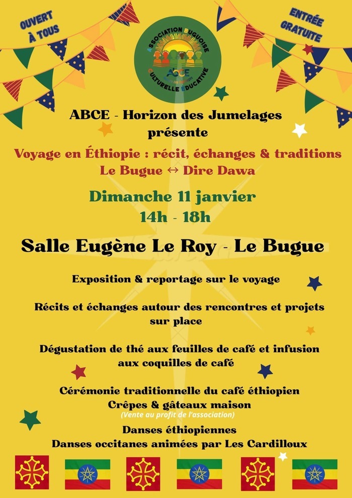 Voyage en Éthiopie : échanges et traditions Salle Eugène Le Roy 24260 Le Bugue Le Bugue