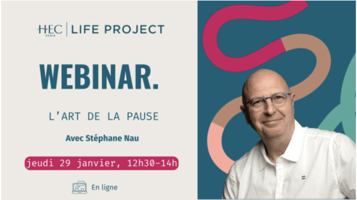 Webinar "L'art de la pause" HEC Alumni Paris