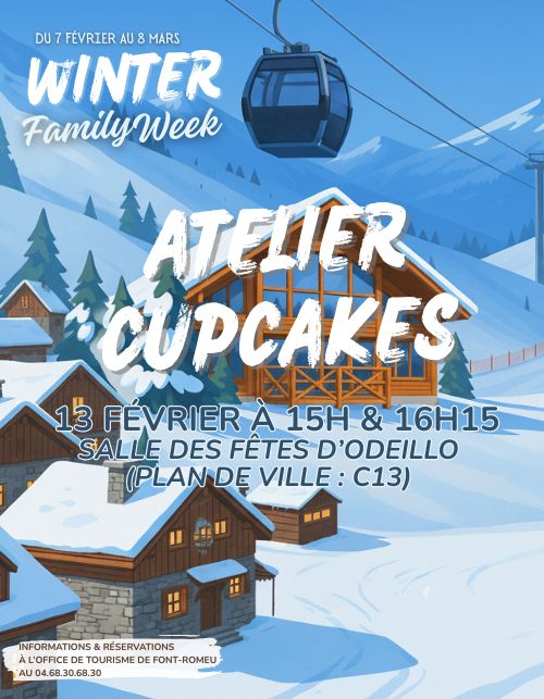 WINTER FAMILY WEEK ATELIER CUPCAKES