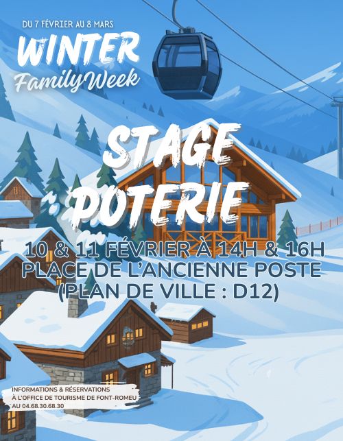 WINTER FAMILY WEEK STAGE POTERIE