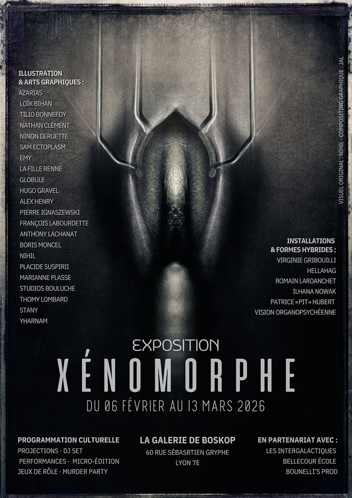 Xénomorphe : Exposition collective d’illustration