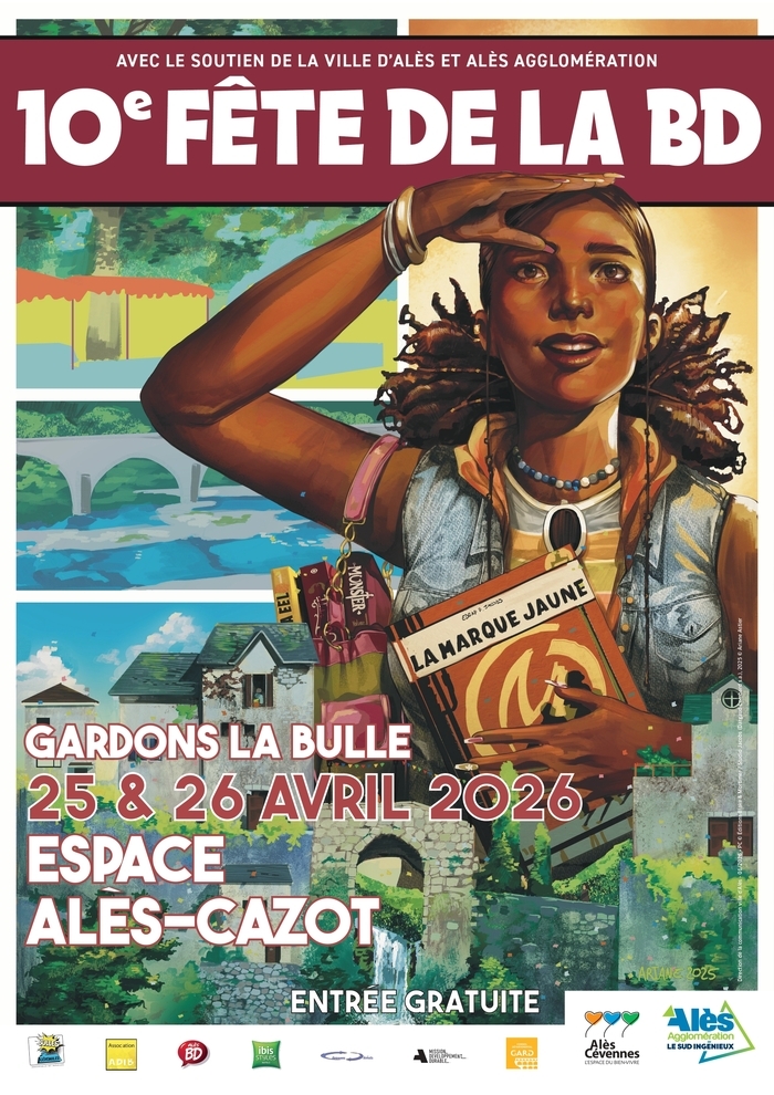 10ème Fête de la BD Gardons la Bulle Espace Alès-Cazot Alès