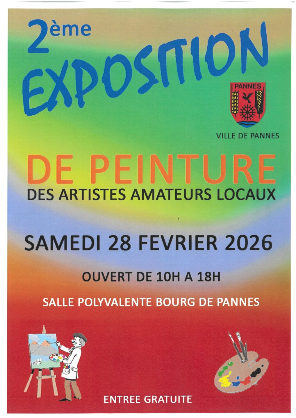 2ème exposition de peinture des artistes amateurs locaux