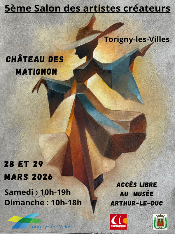 5e Salon des artistes créateurs Place Charles De Gaulle Torigny-les-Villes 2026-03-28 5e Salon des artistes créateurs