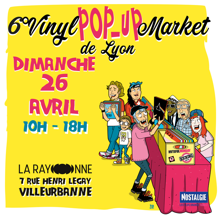 6° Vinyl Pop-Up Market de Lyon La Rayonne Villeurbanne