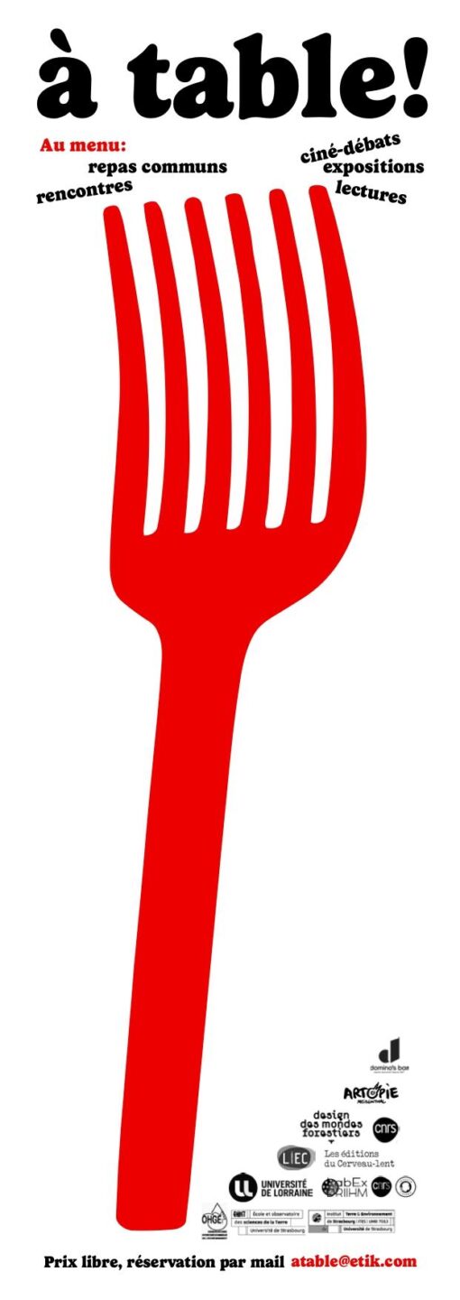 A table Du regard à la poésie