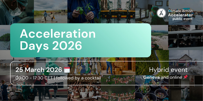 Acceleration Days 2026 Geneva Graduate Institute - Maison de la Paix Genève