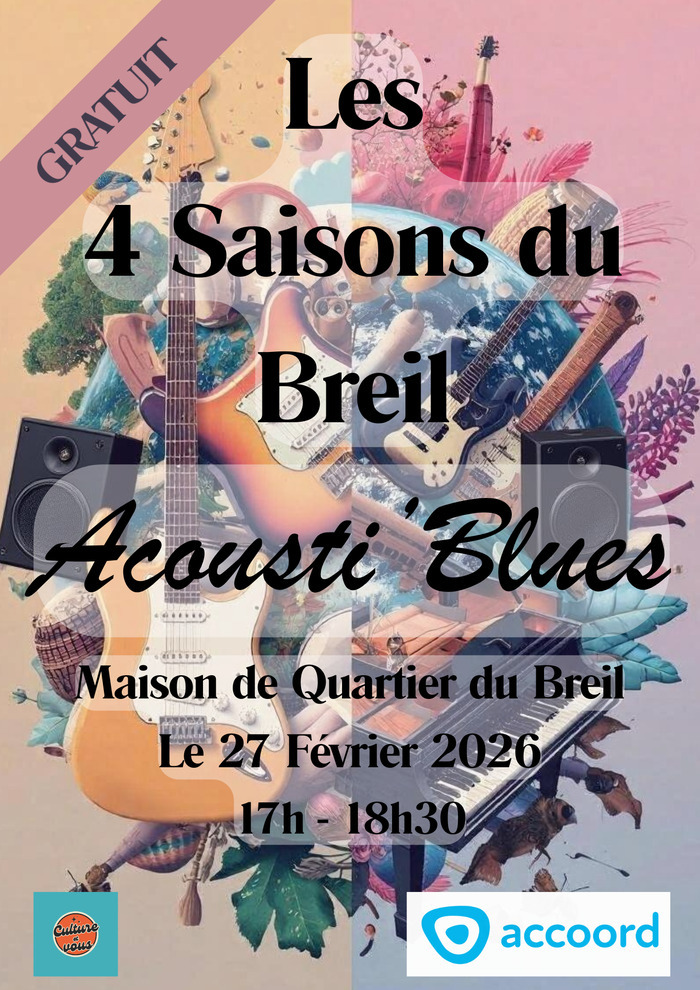 Acousti'Blues Maison de quartier du Breil - ACCOORD Nantes