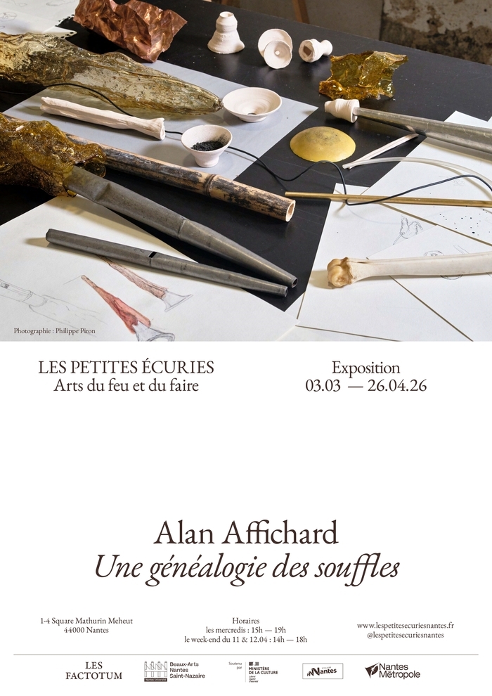 Alan Affichard – « Une généalogie des souffles » Les Petites Écuries Nantes