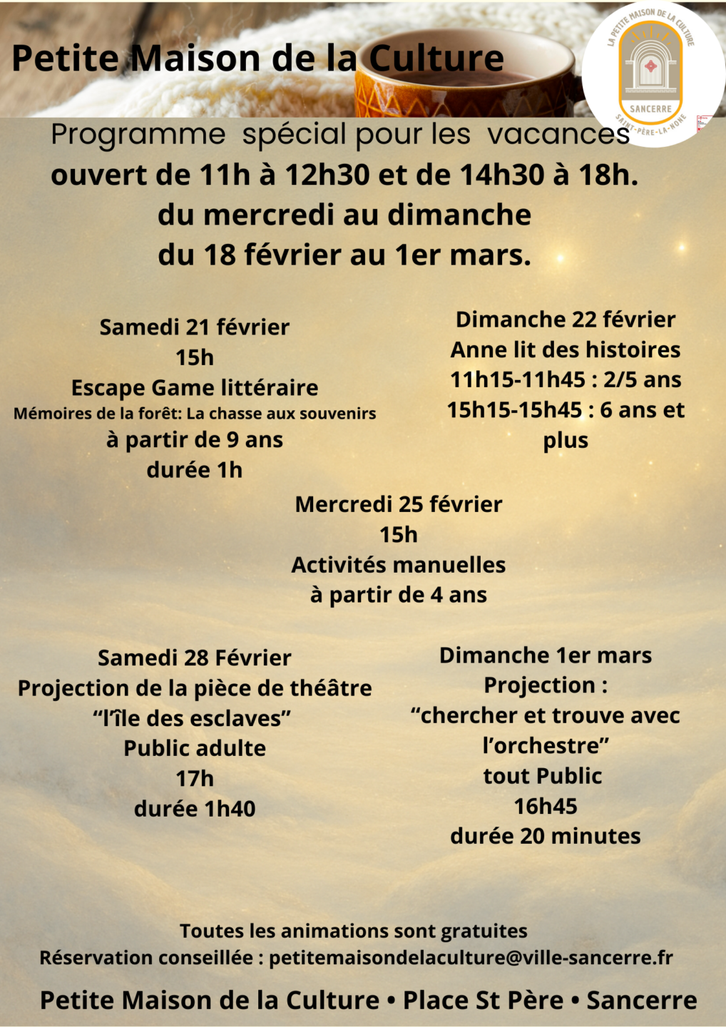 [Animations]: Projection tout public Cherche et trouve avec l'orchestre