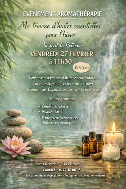 Aromathérapie Ma trousse d'huiles essentielles pour l'hiver