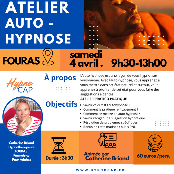 ATELIER AUTO HYPNOSE HYPNOCAP Fouras