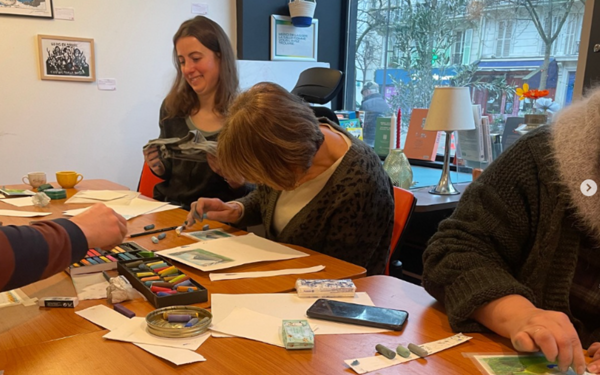 Atelier calligraphie Maison de la Vie Associative et Citoyenne du 11e arrondissement  PARIS