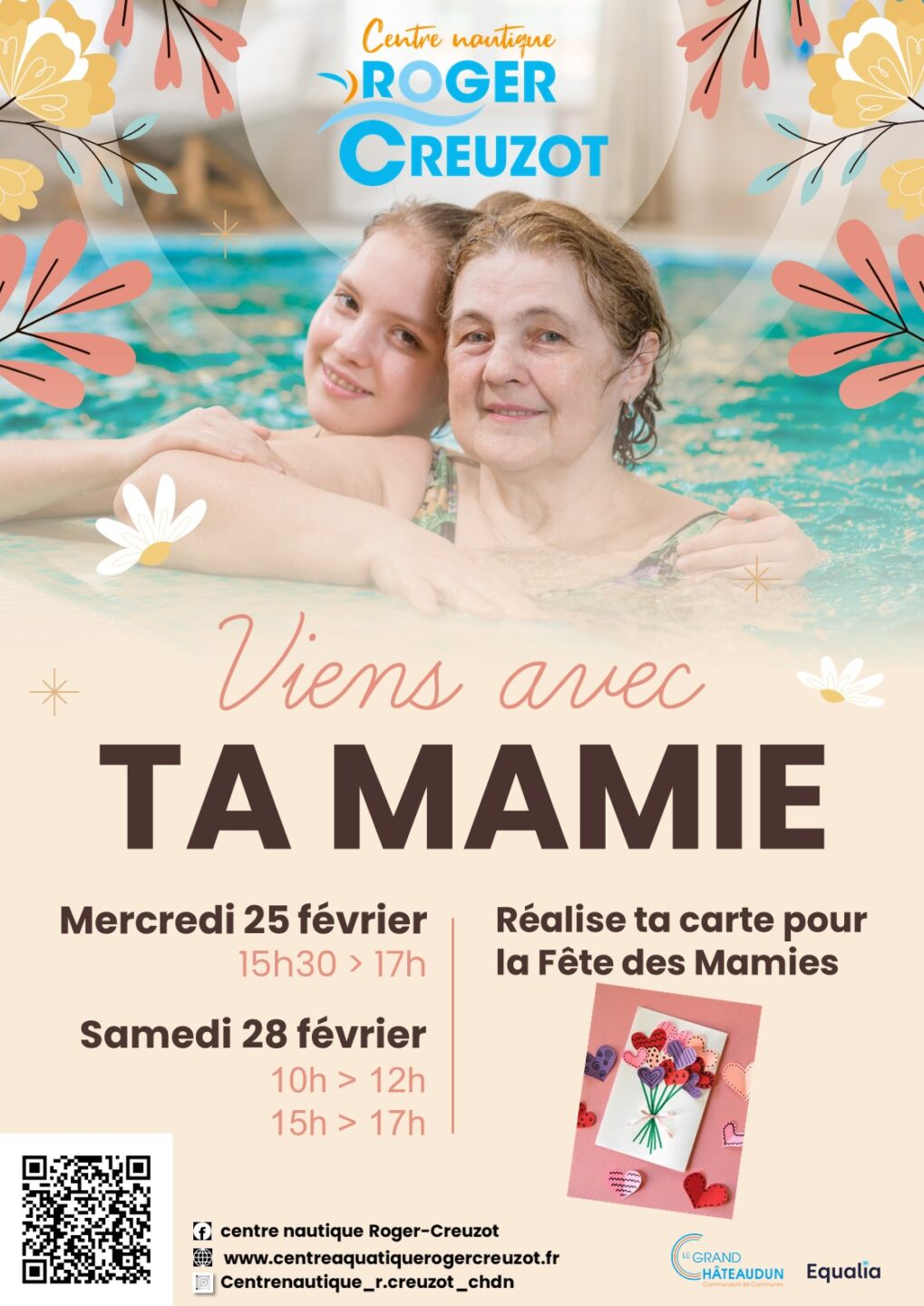 Atelier cartes pour la fête des grand-mères