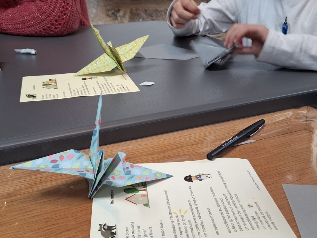Atelier créatif Animaux de papier Maison Jacques Prévert Omonville-la-Petite La Hague