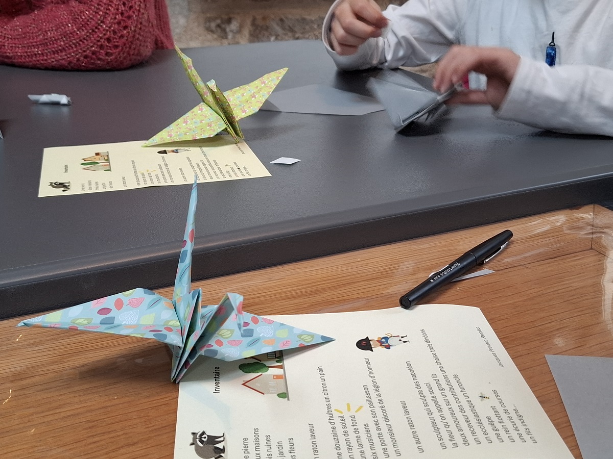 Atelier créatif Animaux de papier Maison Jacques Prévert