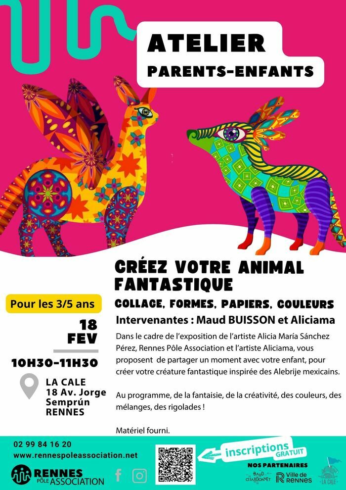 Atelier créatif parents-enfants La Cale - Maison du projet Rennes