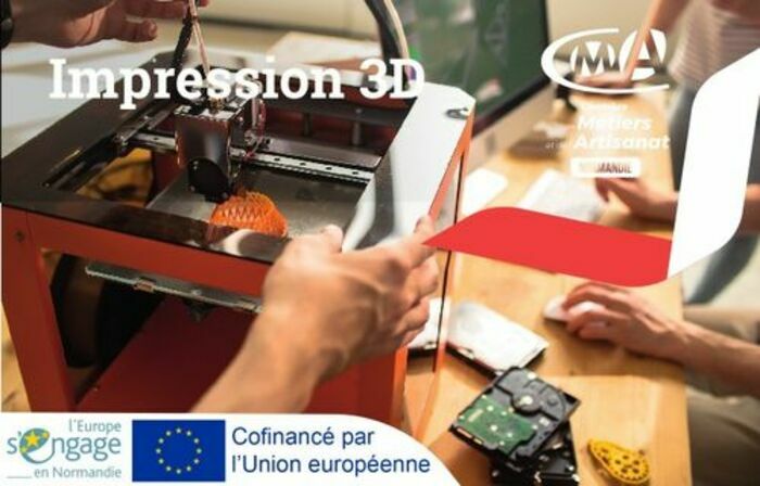 Atelier découverte de l’impression 3D à la CMA Normandie au Havre (76) CMA Normandie - site du Havre Le Havre