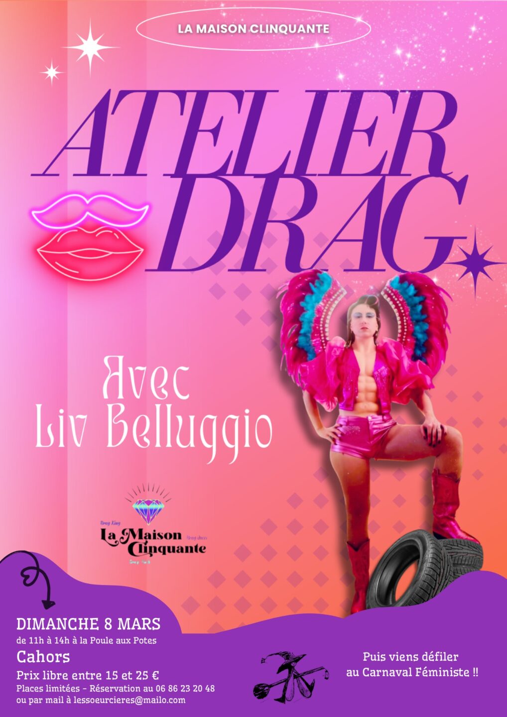 Atelier Drag Show Initiation et découverte