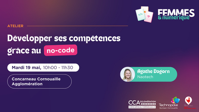 Atelier Femmes et Numérique Concarneau Cornouaille Agglomération Concarneau