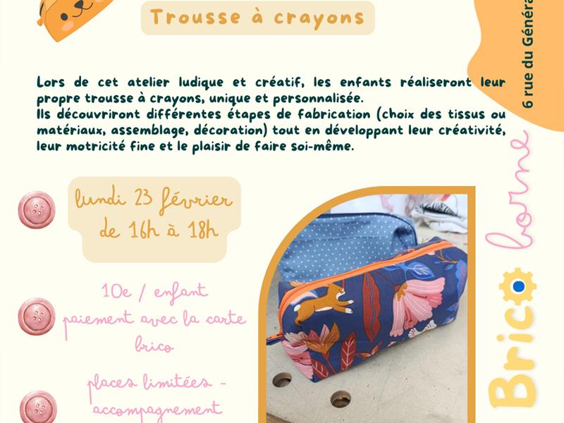 Atelier jeune public Couture