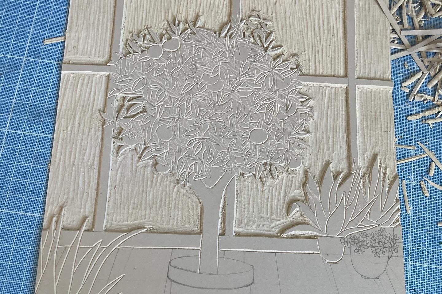 Atelier linogravure Bibliothèque Thiviers 2026-03-28 Atelier linogravure