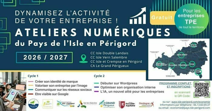 Atelier Numérique # 3: Communiquer sur les réseaux sociaux Pays de l'Isle en Périgord Mussidan