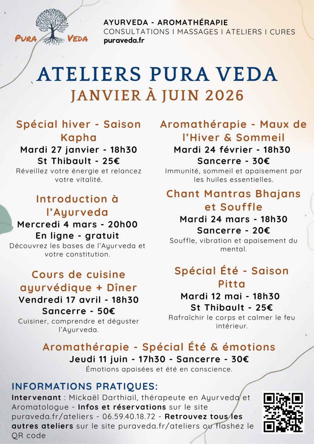[ Atelier Pura Véda ] Aromathérapie Spécial été et émotions
