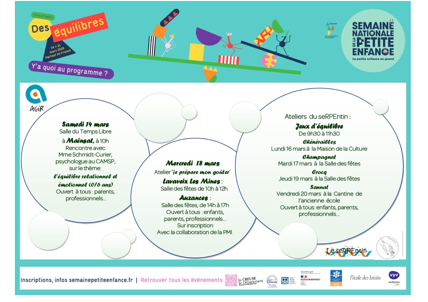 Atelier seRPEntin Jeux d’équilibre Cantine de l’ancienne école Sannat 2026-03-20 Atelier seRPEntin Jeux d'équilibre
