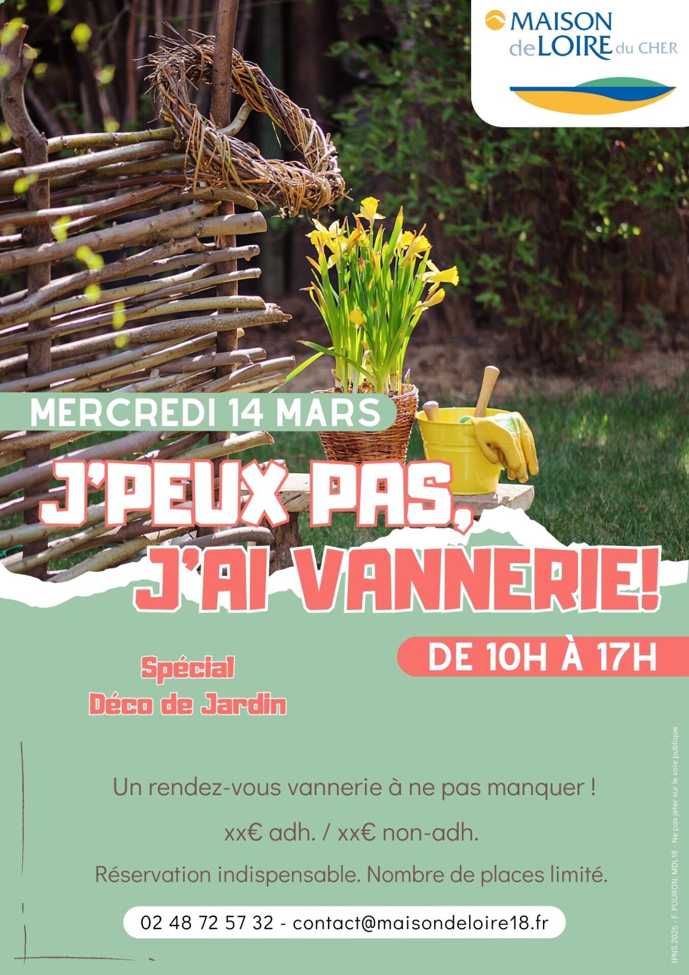 Atelier Vannerie Spécial déco de jardin Neuvy-Deux-Clochers