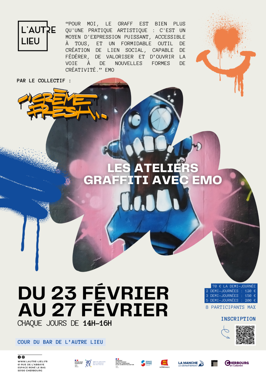 Ateliers graff Avec Emo (Ronan Crème Fresh Crew)