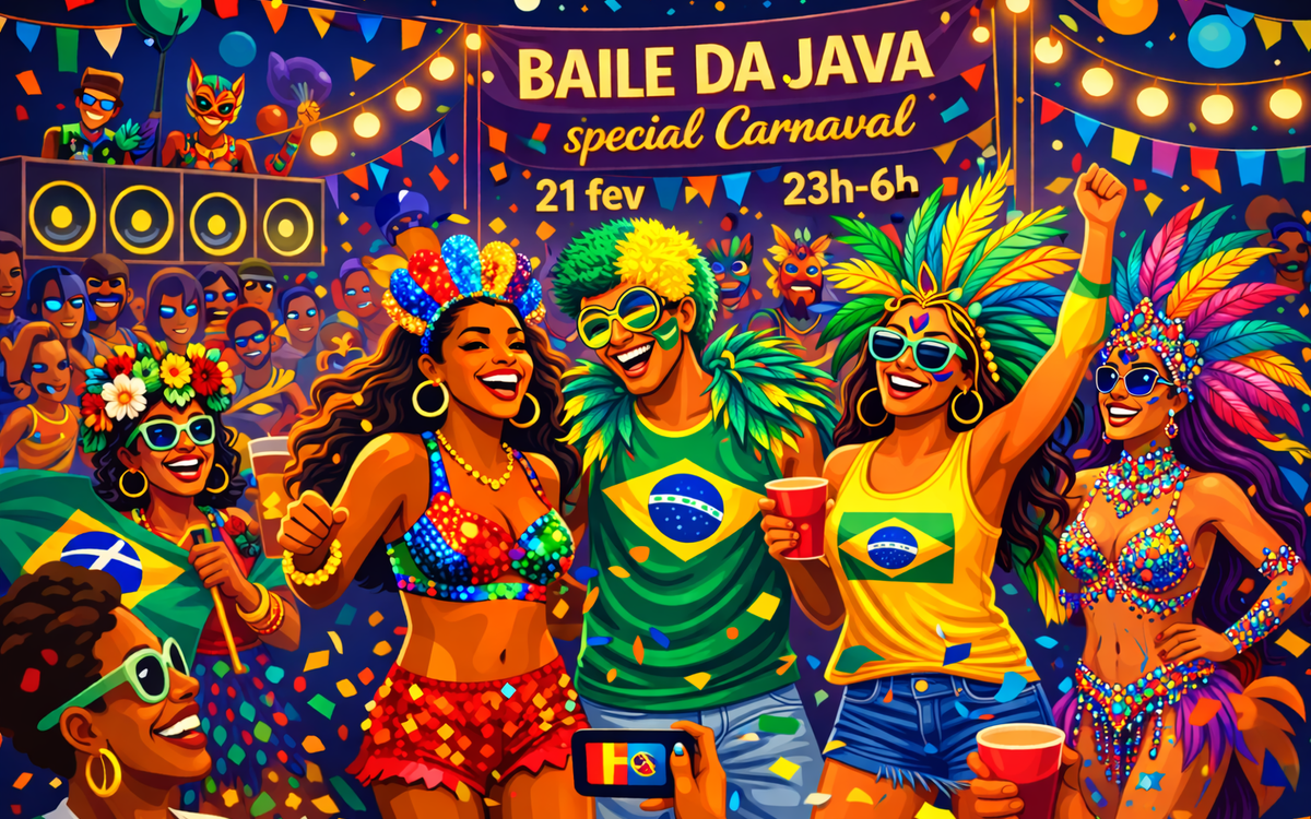 Baile da Java spécial Carnaval !! Brazil Vibes Party à Paris 10 La Java Paris