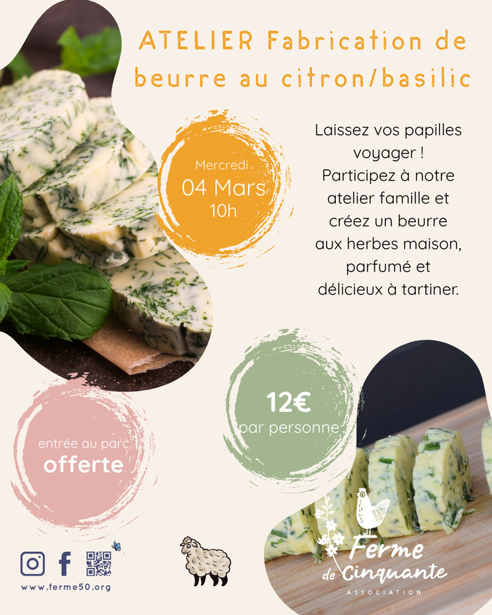 Beurre aromatisé Association Ferme de 50 Ramonville-Saint-Agne