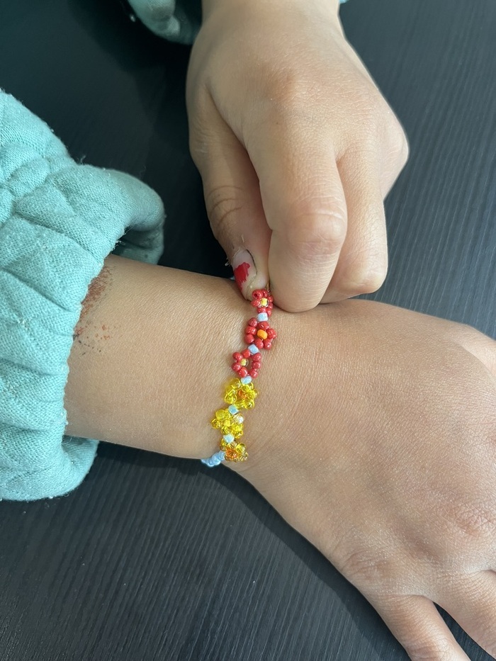 Bracelet fleurs en perles Le 20 mille